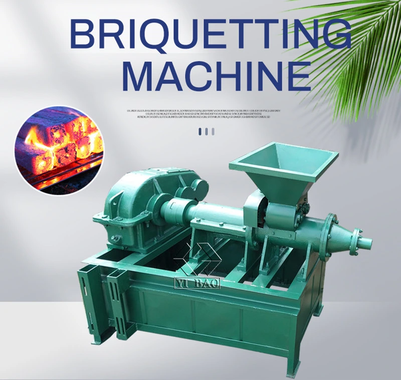 High Efficiency BBQ Charcoal Powder Shisha Charcoal Briquette Extruder Machine Price