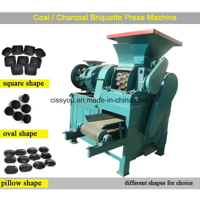 Угольный порошок древесного угля Четырехроликовый шариковый пресс для брикетов